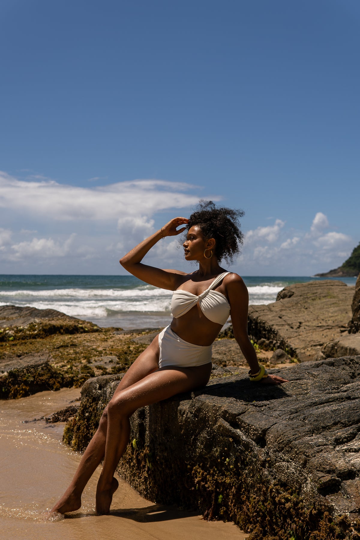 Diamant Top in Riviera Pearl